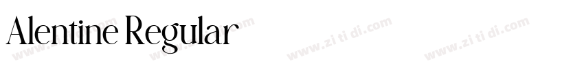 Alentine Regular字体转换 Alentine Regular字体转换